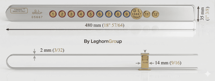 Forkseal M.E. | Metallic Engraved Barrier Container Seals